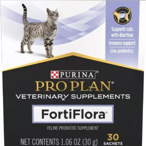 Purina FortiFlora Probiotic Supplement 30 Sachets for Cats