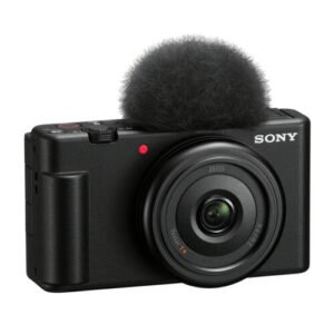 Sony ZV 1F Vlog Camera for Content Creators and Vloggers Black